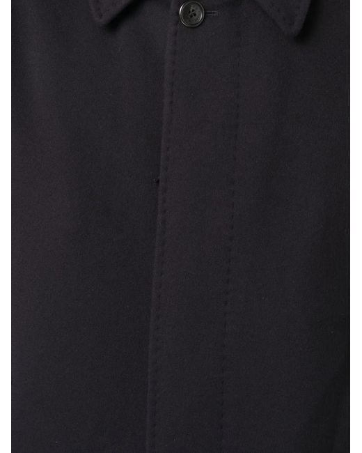 Corneliani Blue Single-Breasted Coat for men
