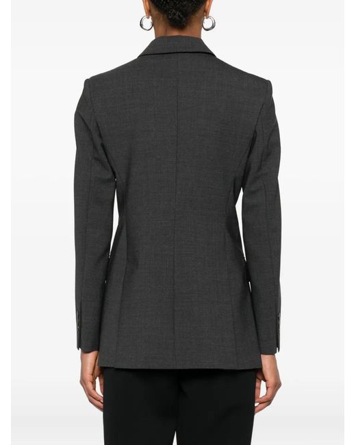 P.A.R.O.S.H. Gray Double-Breasted Blazer