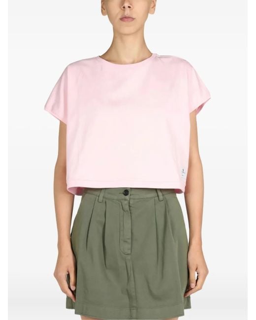 Department 5 Red Yumana Tie-Detail T-Shirt