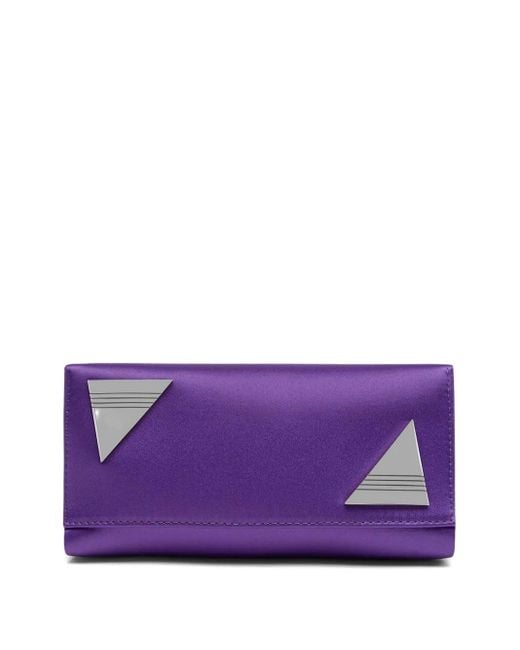 The Attico Purple Midnight Clutch