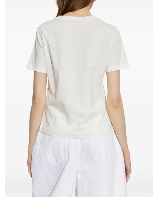 Paul Smith White Printed T-Shirt