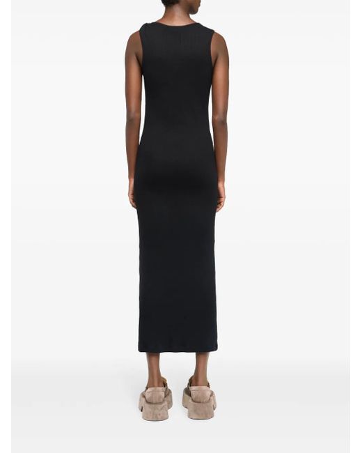 J.W. Anderson Black Mid-Length Cotton Dress