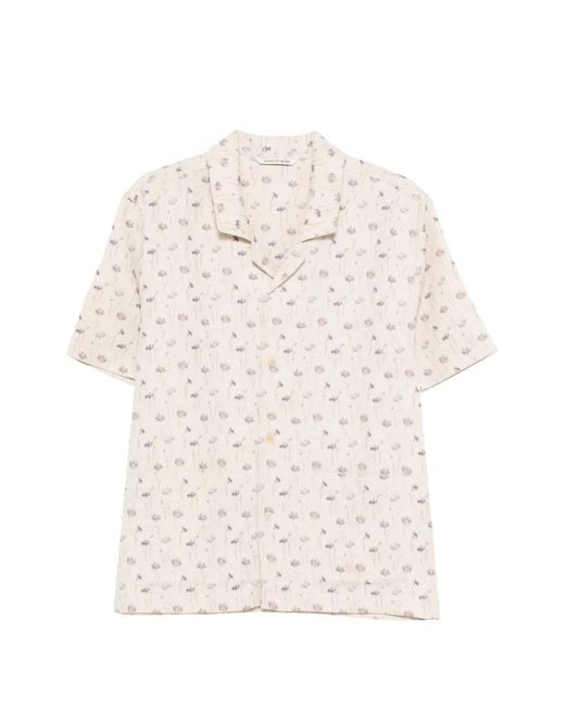 A Kind Of Guise White Salvi Floral Field Short-Sleeve Shirt for men