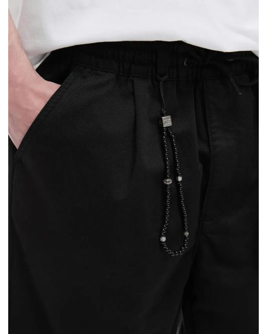Musium Div. Black Elasticated Shorts for men