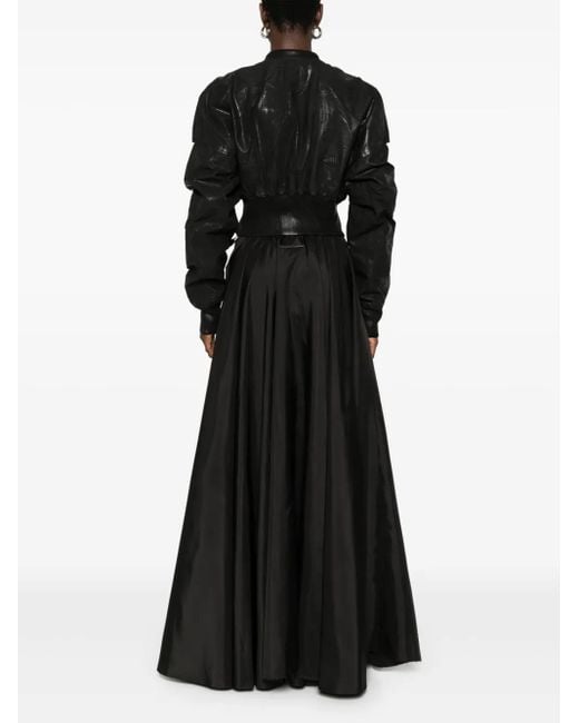 Rick Owens Black Flight Bomber Jacket