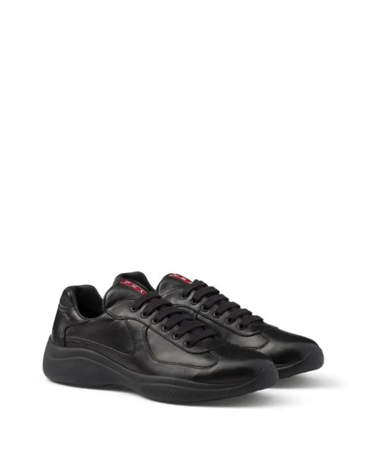 Prada Black Baskets Americas's Cup for men