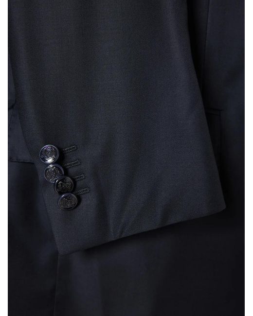 Corneliani Blue Single-Breasted Blazer for men
