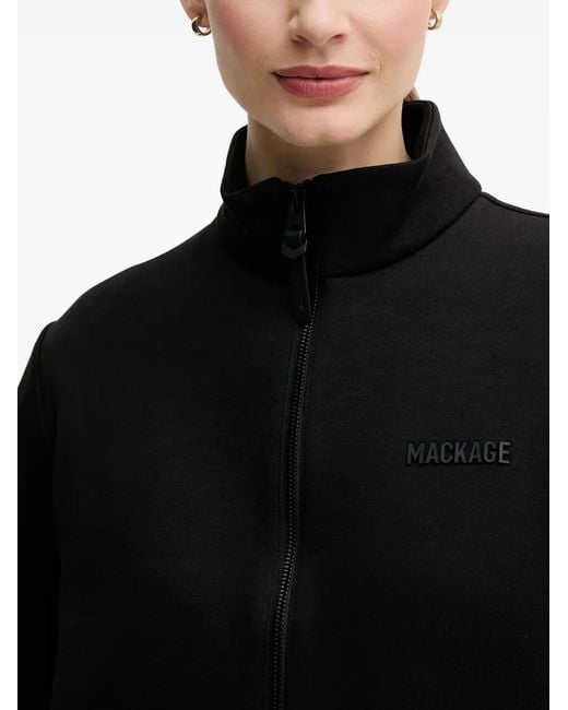 Mackage Black Finola Zip Top