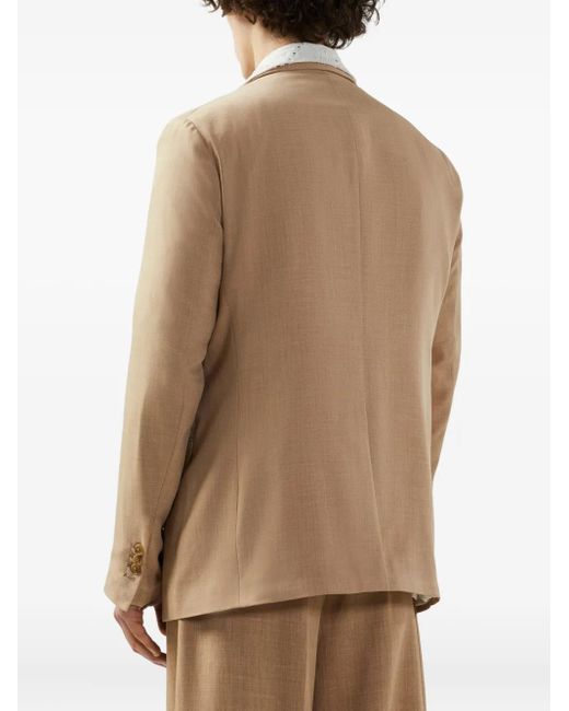 Gcds Natural Mélange-Effect Blazer for men