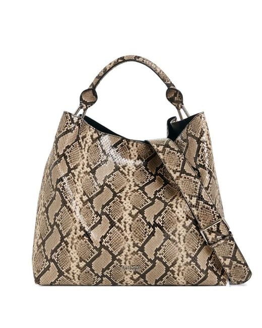 Essentiel Antwerp Multicolor Snake-Print Tote Bag