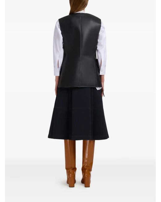 Chaleco con botones en el frente Marni de color Black
