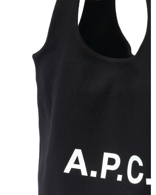 A.P.C. Black Ninon Tote Bag