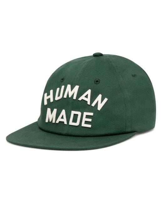 Human Made Green Logo-Patch Cap for men