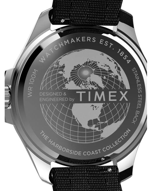 Timex Black Harborside Coast 43Mm for men