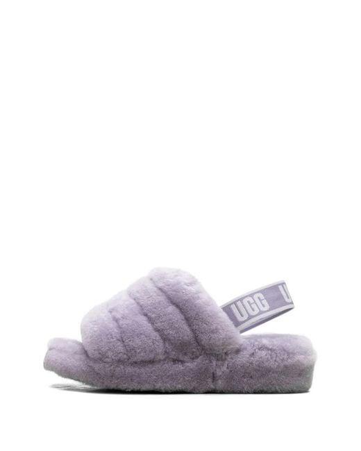 Ugg Purple Fluff Yeah Slipper