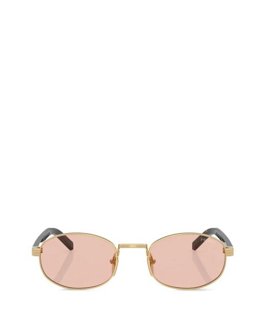 Prada Pink Oval-Frame Sunglasses