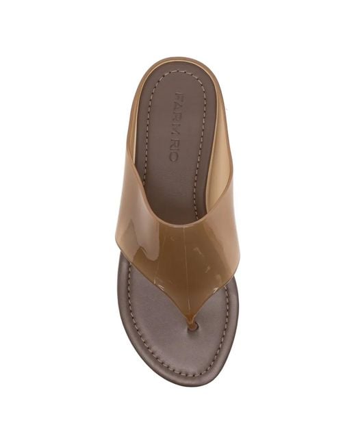 Farm Rio White Flat Sandals