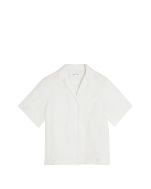 Maison Kitsuné White Parisian Map Shirt