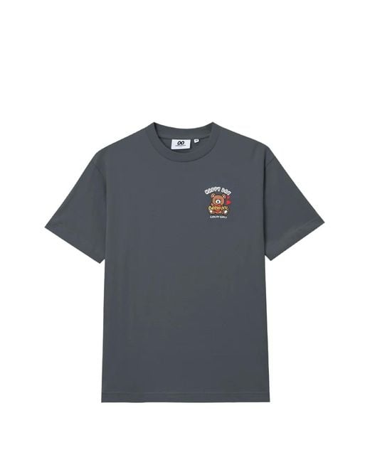 Chocoolate Blue Bear-Print T-Shirt