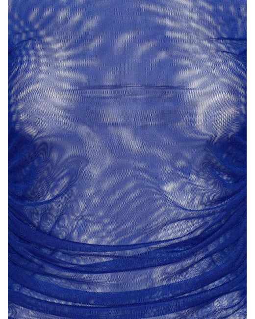 ROTATE BIRGER CHRISTENSEN Blue Long-Sleeve Top