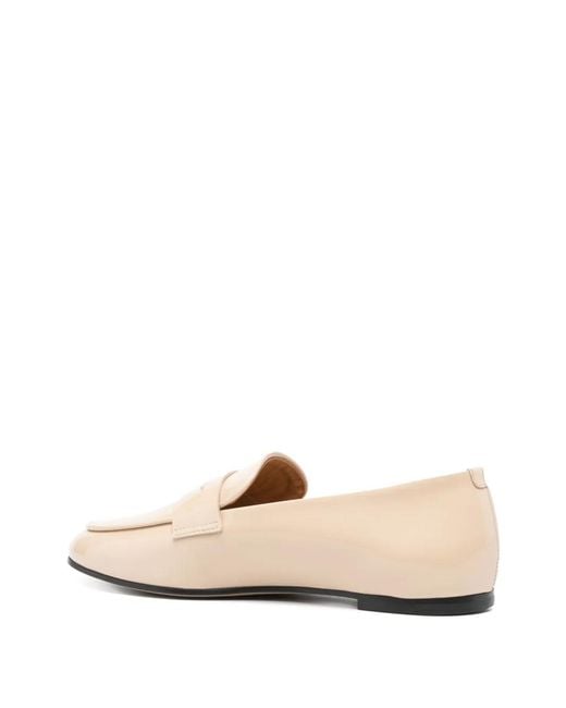 Tod's Natural Flat Shoes