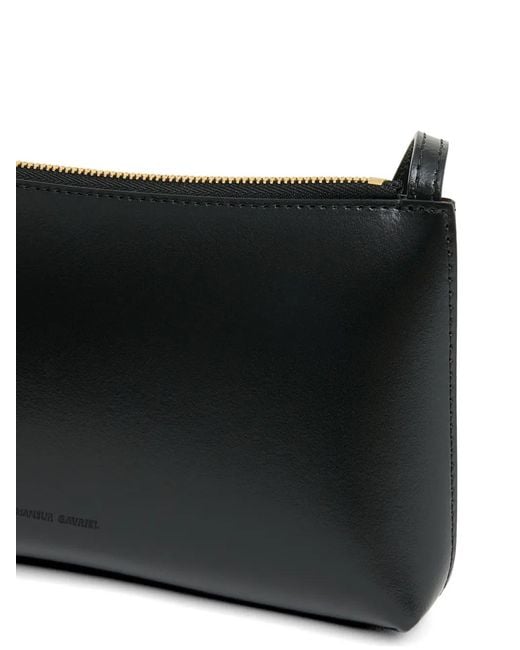 Mansur Gavriel Black Mini Gaia Cross Body Bag