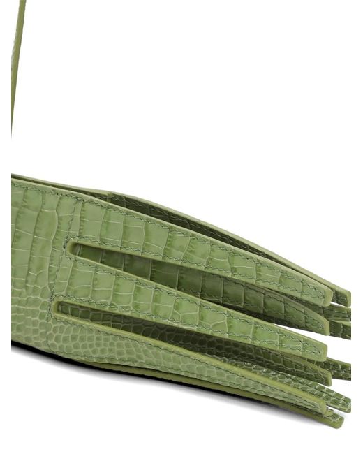 Jacquemus Green The Poirethestaneu Clutch Handbag