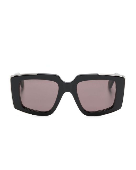 Alexander McQueen Black Square-frame Sunglasses