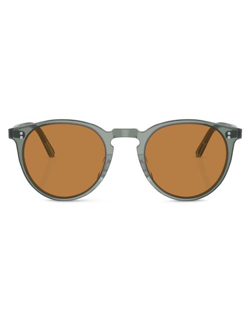 Oliver Peoples Brown O'malley Sun Pantos-frame Sunglasses for men