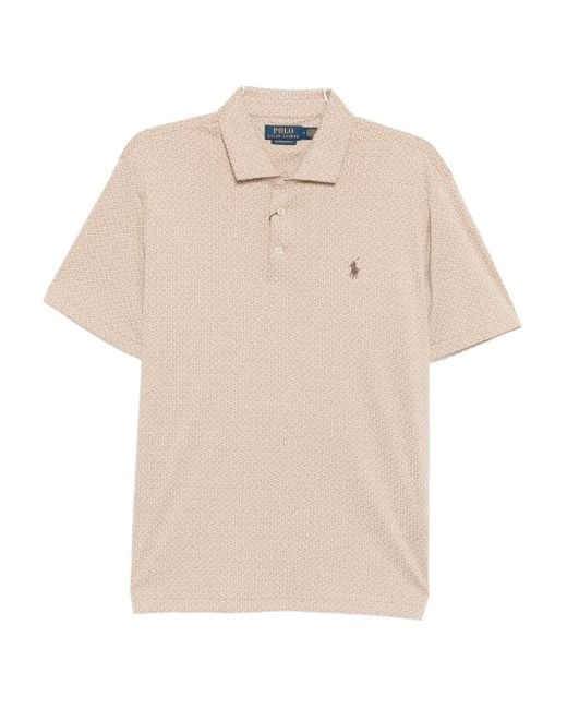 Polo Ralph Lauren Natural Logo-Embroidered Polo Shirt for men