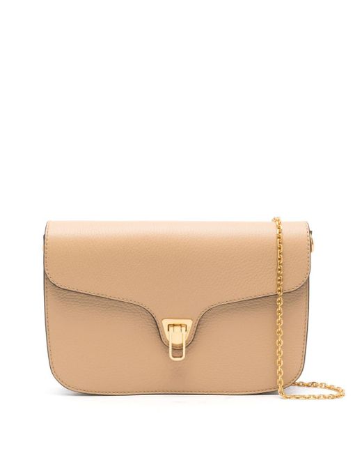 Coccinelle Natural Leather Cross Body Bag