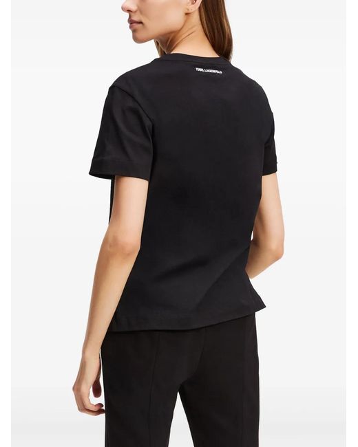 Karl Lagerfeld Black Ikon T-Shirt
