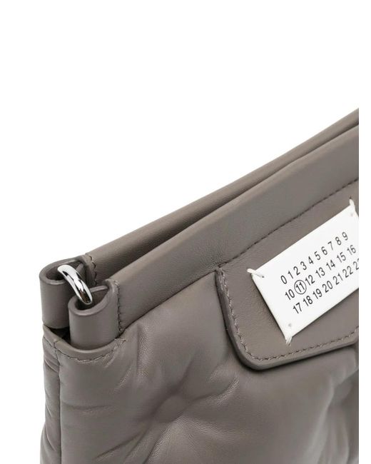 Maison Margiela Gray Mini Glam Slam Carpet Crossbody Bag