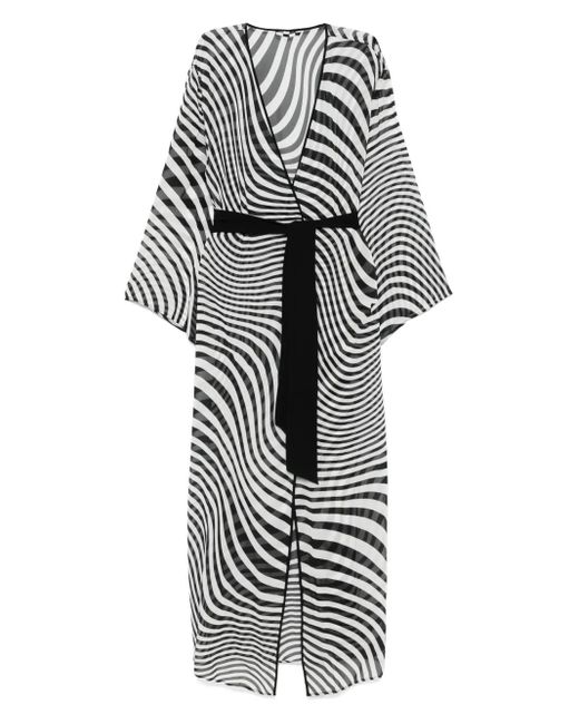 Maison Close Gray Fever Beach Cover-Up