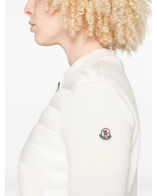 Plumífero con cremallera Moncler de color White