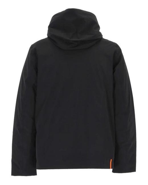 Rrd Black Hooded Zip Jacket for men