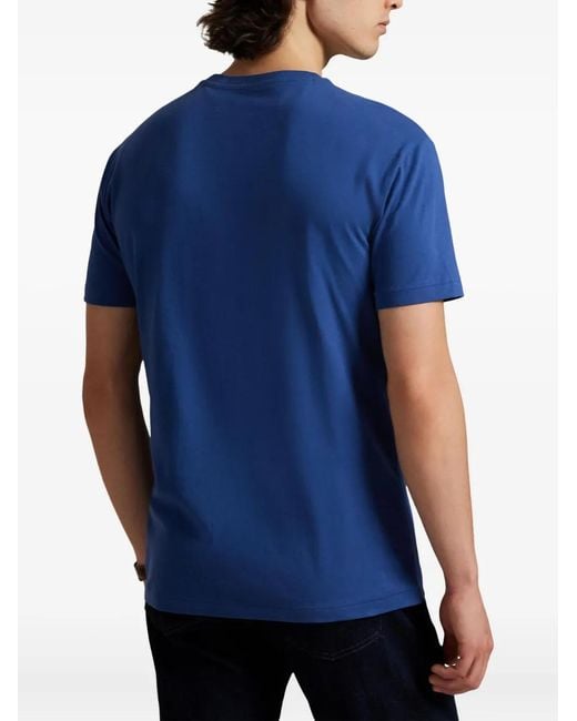 Polo Ralph Lauren Blue Logo Short-Sleeve T-Shirt for men