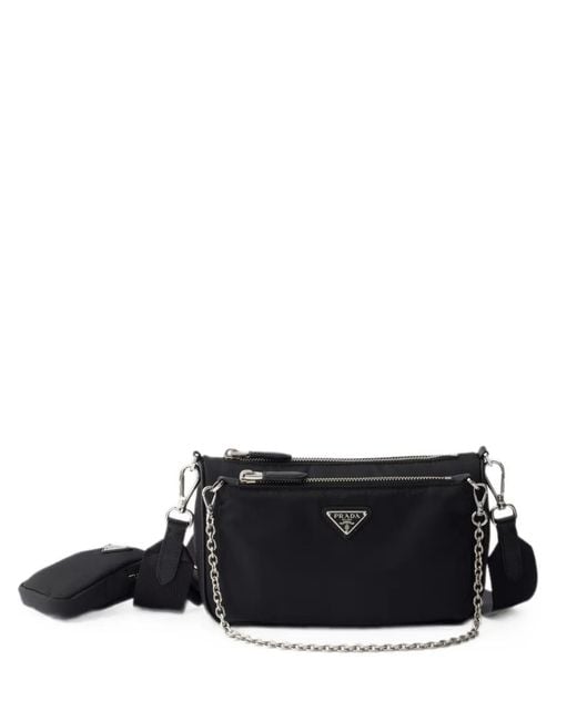 Borsa A Spalla Mini di Prada in Black