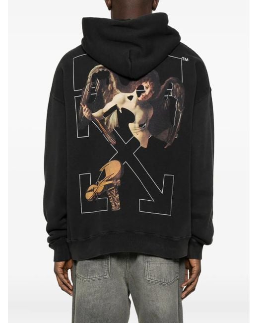 Off-White c/o Virgil Abloh Cupid Arrow hoodie in Black für Herren