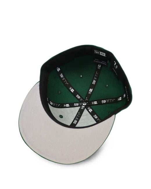 KTZ Green X Mlvince 59Fifty Authentic Logo-Embroidered Cap for men