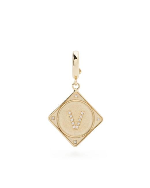 Lauren Rubinski Metallic 14Kt Bruno Diamond Pendant