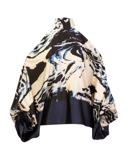 Silvia Tcherassi Black Safira Blouse