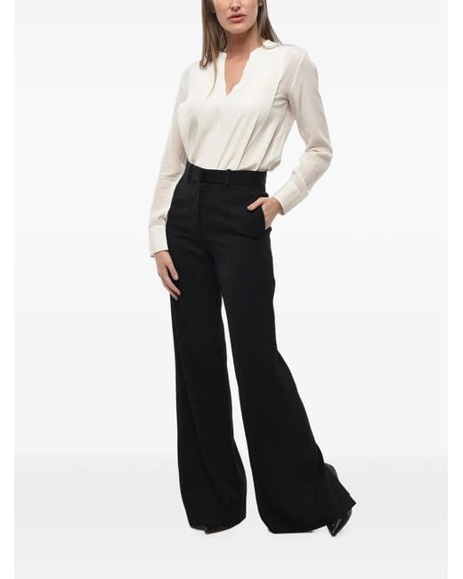 Stella McCartney White Dolce Wool Palazzo Trousers