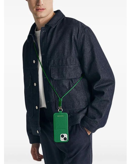Maison De Sabre Green Sling Iphone 15 Case
