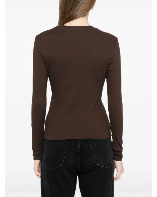 Reformation Brown Davy T-Shirt
