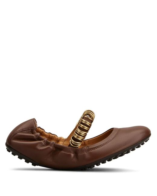 Ballerines Dee Tod's en coloris Brown