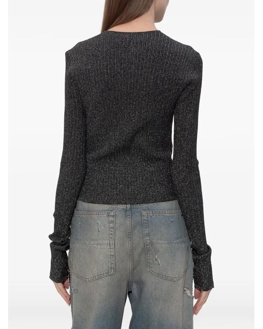 Amiri Black Ma Hardware Cardigan