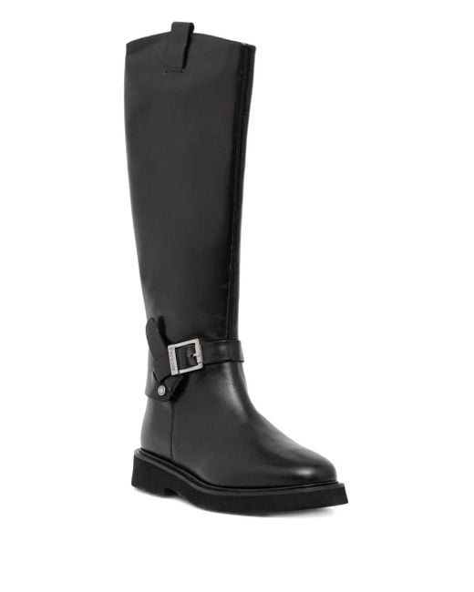 Barbour Black Theodora Knee High Boot