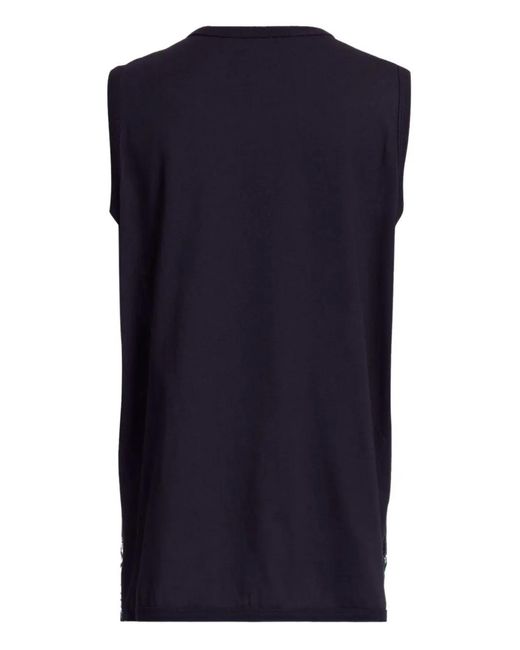 Elie Saab Black Haut En Macramé À Fleurs