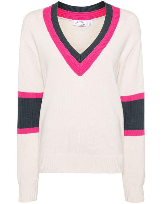 The Upside Pink Peggy Organic Cotton Knit Sweater